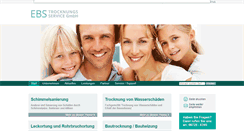 Desktop Screenshot of ebs-trocknungsservice.de