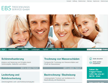Tablet Screenshot of ebs-trocknungsservice.de